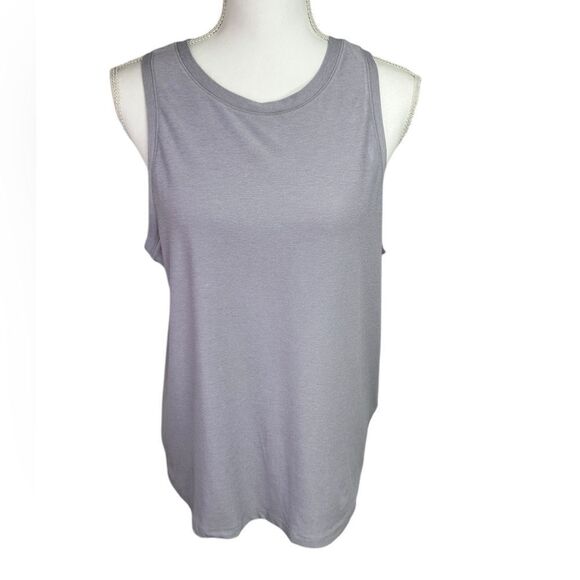 Jockey Women's Crew Neck Tank Size Medium Light Purple Sleeveless Top - Picture 1 of 10